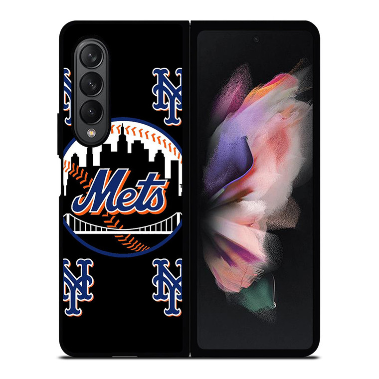 NEW YORK METS BATCH Samsung Galaxy Z Fold 3 Case Cover