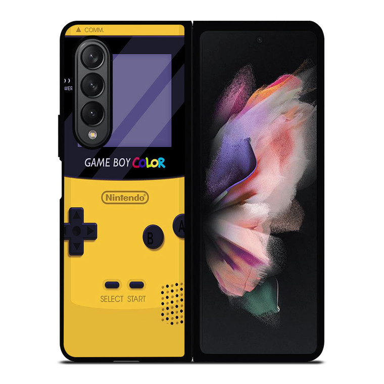 NINTENDO GAME BOY YELLOW Samsung Galaxy Z Fold 3 Case Cover
