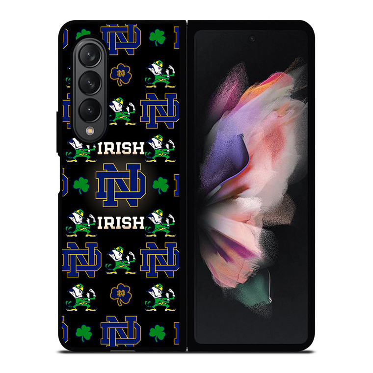 NOTRE DAME FIGHTING IRISH COLLAGE Samsung Galaxy Z Fold 3 Case Cover