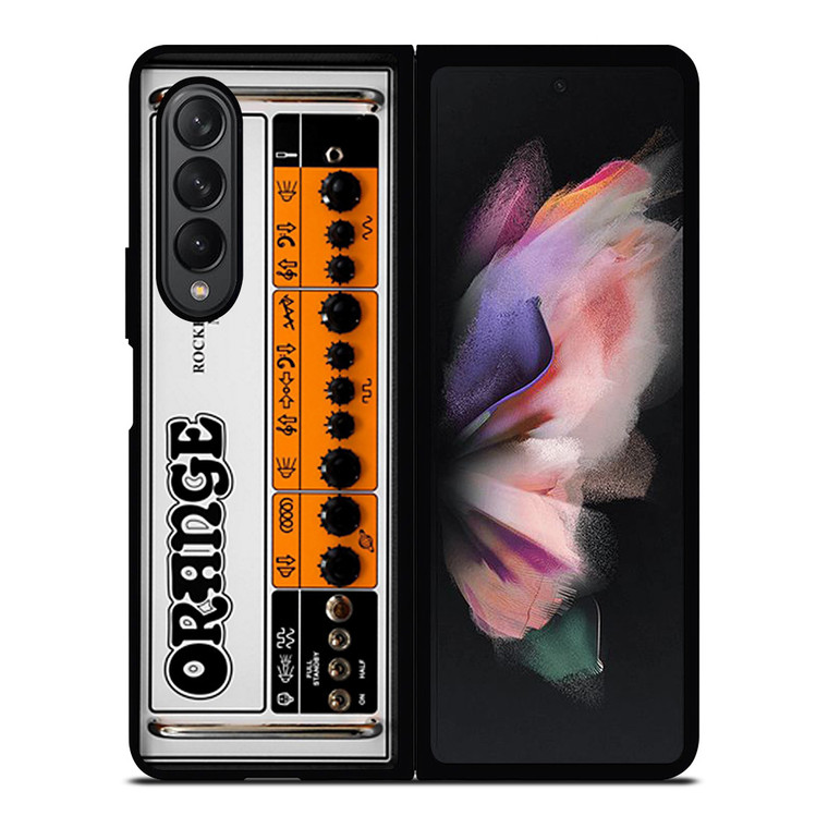 ORANGE AMP GUITAR RETRO Samsung Galaxy Z Fold 3 Case Cover