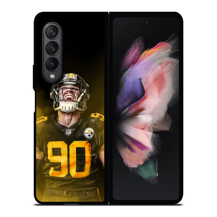 PITTSBURGH STEELERS TJ WATT Samsung Galaxy Z Fold 3 Case Cover