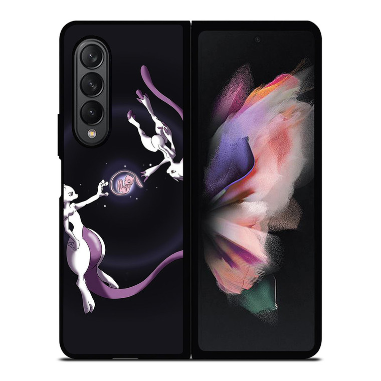 POKEMON MEWTWO MEW ART Samsung Galaxy Z Fold 3 Case Cover