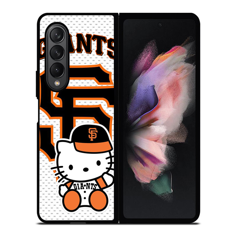 SAN FRANCISCO GIANTS MLB HELLO KITTY Samsung Galaxy Z Fold 3 Case Cover SAN FRANCISCO GIANTS MLB HELLO KITTY Samsung Galaxy Z Fold 3 Case Cover