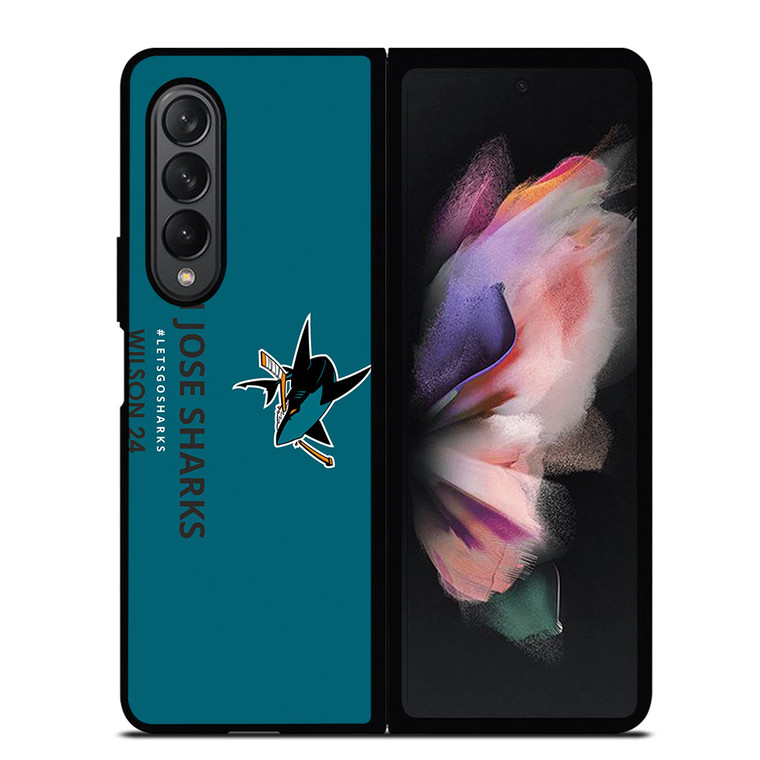 SAN JOSE SHARKS LANDSCAPE Samsung Galaxy Z Fold 3 Case Cover SAN JOSE SHARKS LANDSCAPE Samsung Galaxy Z Fold 3 Case Cover