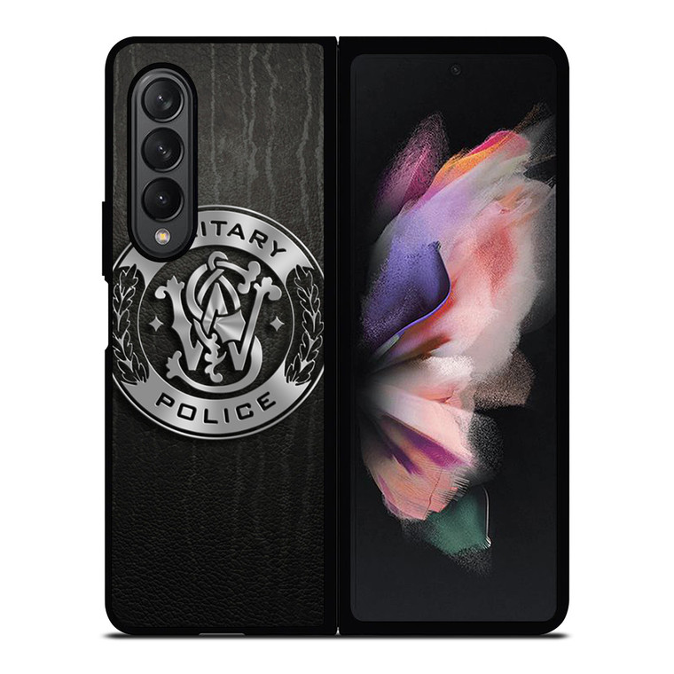 SMITH AND WESSON MILITARY POLICE METAL LOGO Samsung Galaxy Z Fold 3 Case Cover