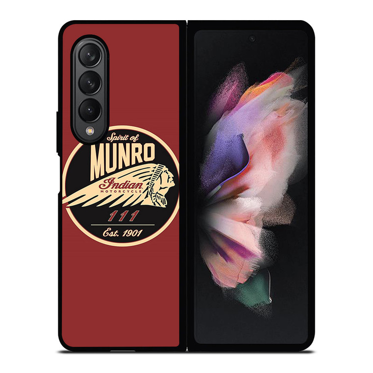 SPIRIT OF MUNRO INDIAN MOTORCYCLE Samsung Galaxy Z Fold 3 Case Cover