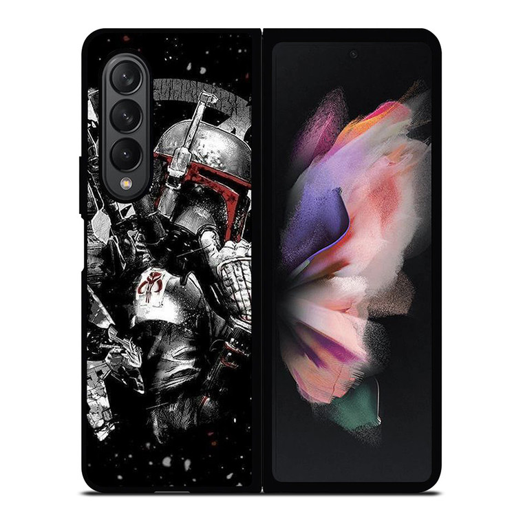 STAR WARS BOBA FETT ART Samsung Galaxy Z Fold 3 Case Cover STAR WARS BOBA FETT ART Samsung Galaxy Z Fold 3 Case Cover