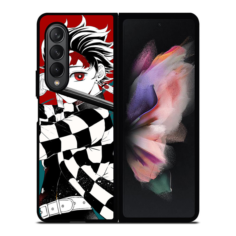 TANJIRO KAMADO DEMON SLAYER ANIME MANGA Samsung Galaxy Z Fold 3 Case Cover