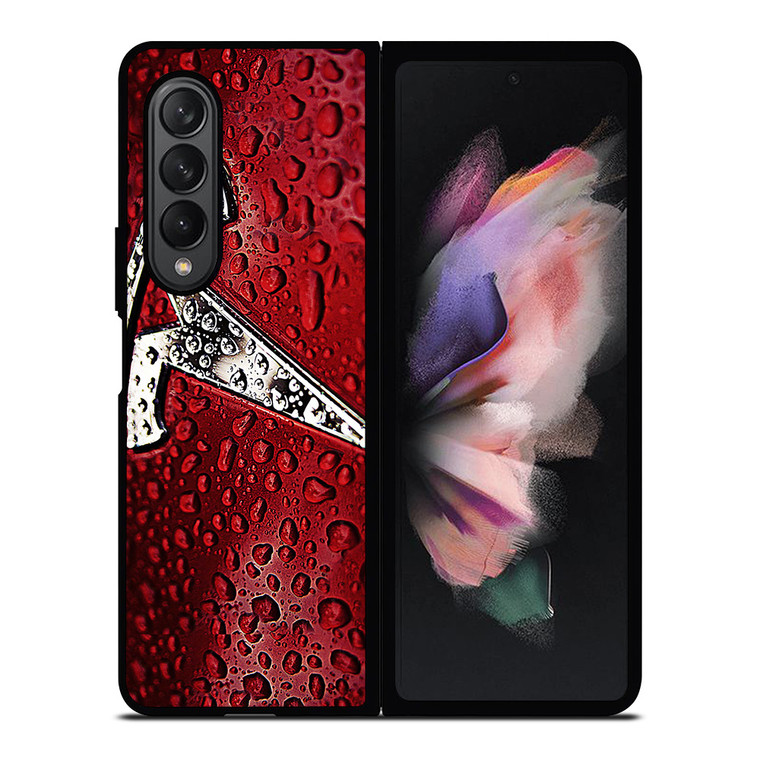 TESLA RED WATER EMBLEM Samsung Galaxy Z Fold 3 Case Cover