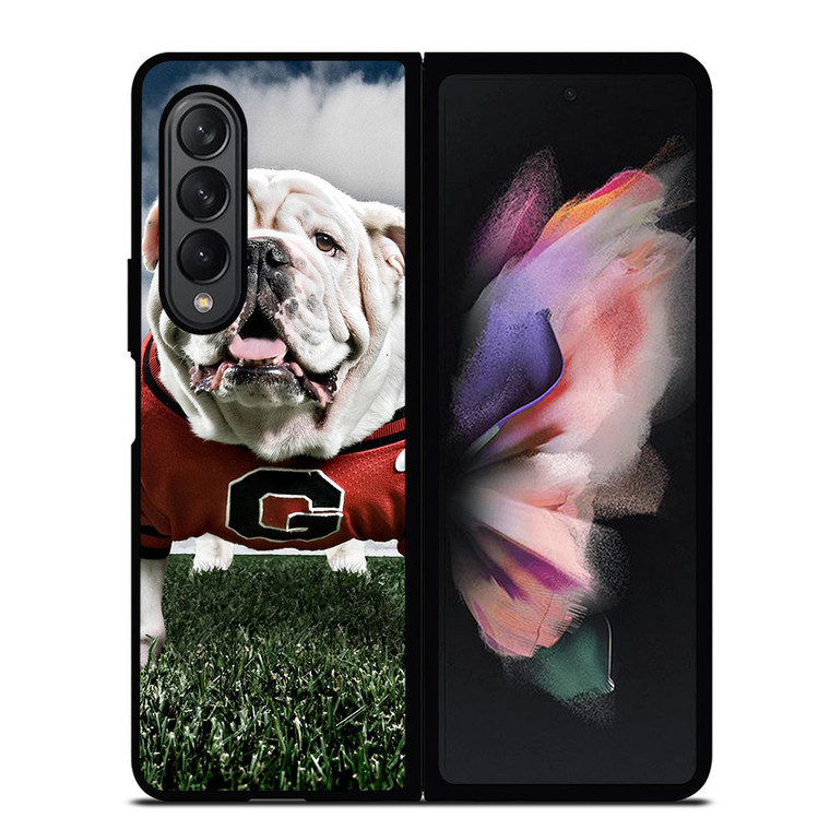 UNIVERSITY OF GEORGIA BULLDOGS UGA Samsung Galaxy Z Fold 3 Case Cover UNIVERSITY OF GEORGIA BULLDOGS UGA Samsung Galaxy Z Fold 3 Case Cover