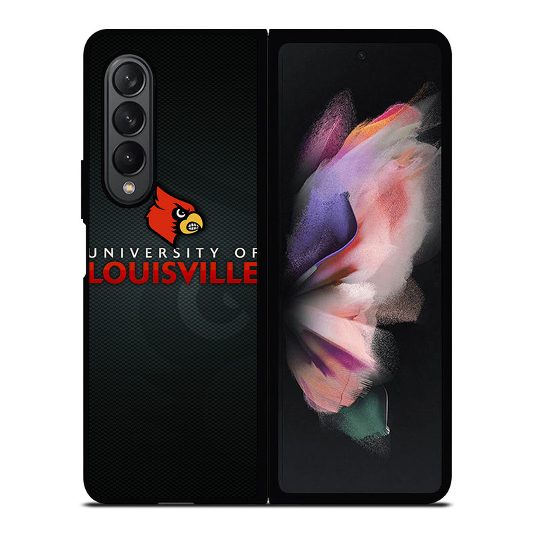 UNIVERSITY OF LOUISVILLE CARDINALS FOOTBALL LOGO MASCOT Samsung Galaxy Z Fold 3 Case Cover