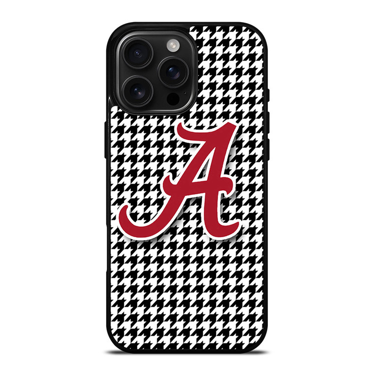 ALABAMA HOUNDSTOOTH CRIMSON TIDE iPhone 16 Pro Max Case
