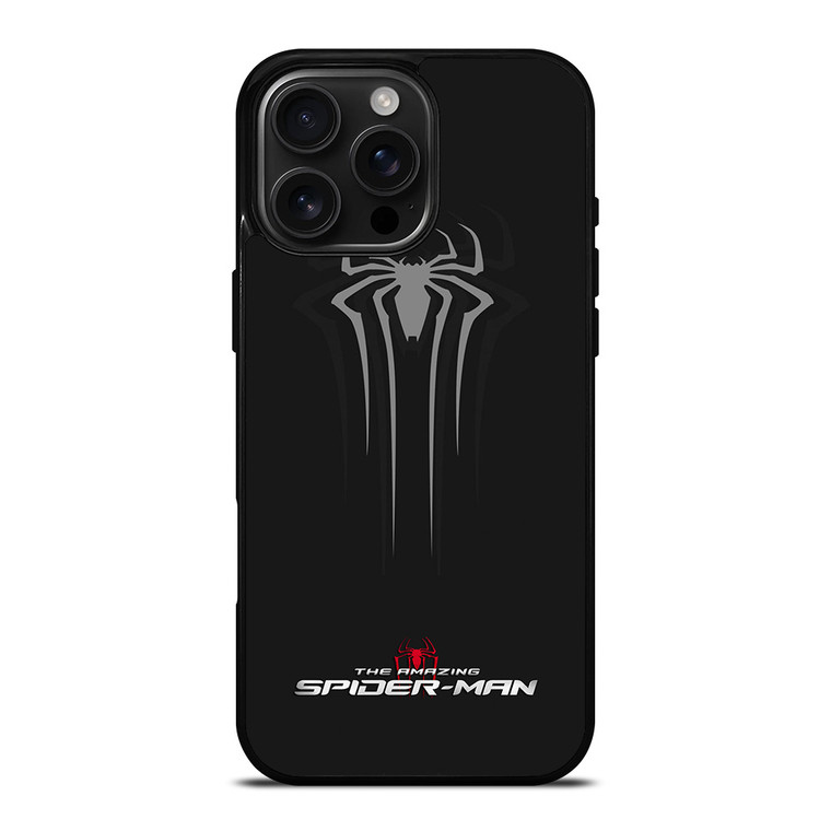 AMAZING SPIDERMAN BLACK LOGO ELEGAN iPhone 16 Pro Max Case