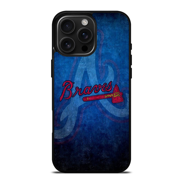 ATLANTA BRAVES A BASEBALL LOGO iPhone 16 Pro Max Case