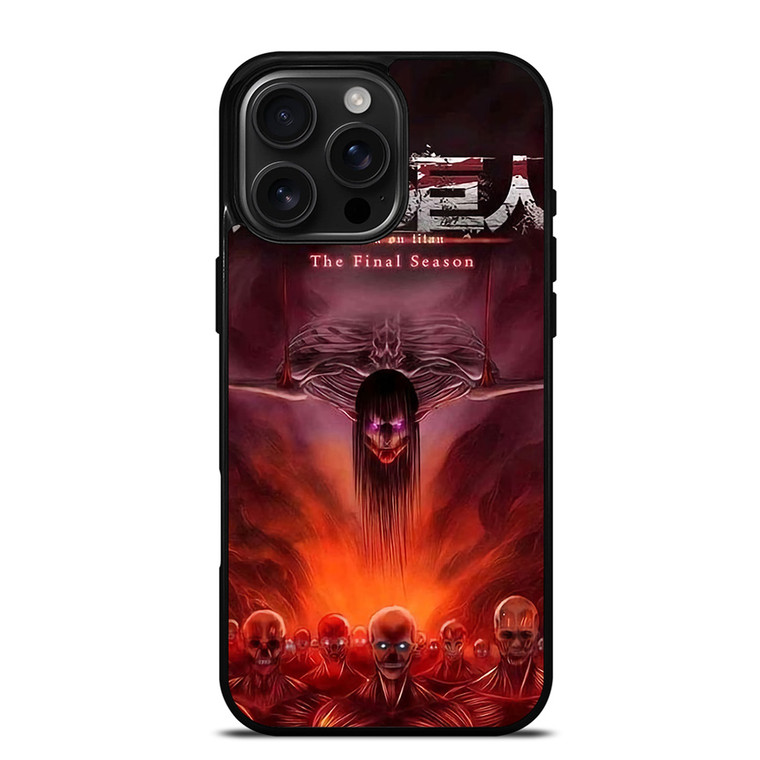 ATTACK ON TITAN FINAL SEASON iPhone 16 Pro Max Case