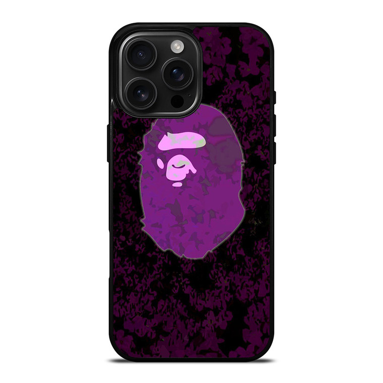 BAPE LOGO VIOLET iPhone 16 Pro Max Case BAPE LOGO VIOLET iPhone 16 Pro Max Case