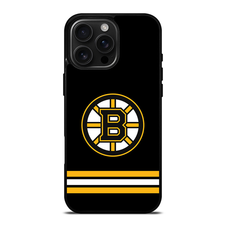 BOSTON BRUINS NHL LOGO iPhone 16 Pro Max Case BOSTON BRUINS NHL LOGO iPhone 16 Pro Max Case