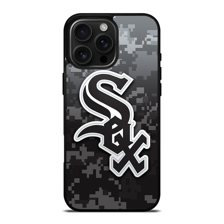 CHICAGO WHITE SOX CAMO LOGO iPhone 16 Pro Max Case