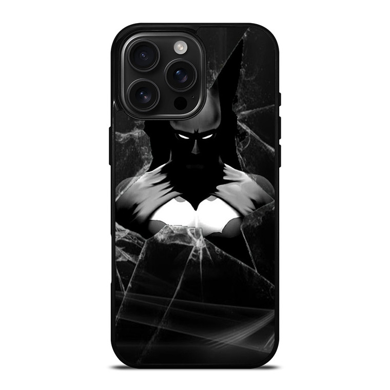 CRACKED OUT GLASS BATMAN THE DARK KNIGHT 3 iPhone 16 Pro Max Case