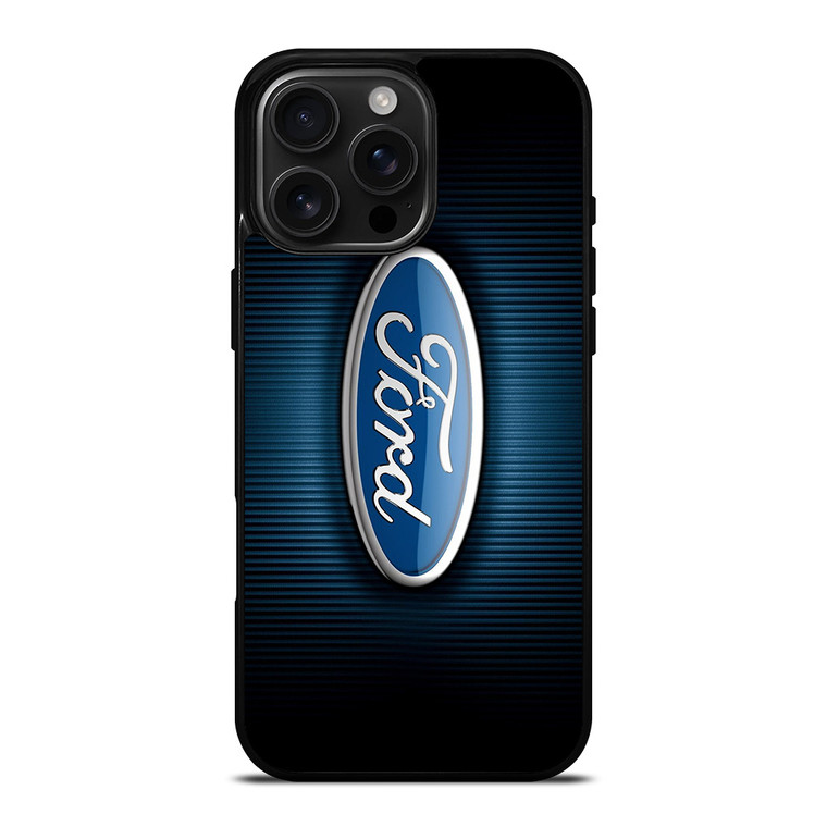 FORD LOGO BLUE STRIPE iPhone 16 Pro Max Case