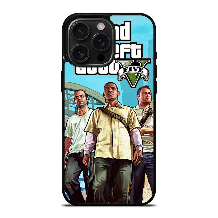 GRAND THEFT AUTO FIVE GTA GAME CHARACTER iPhone 16 Pro Max Case