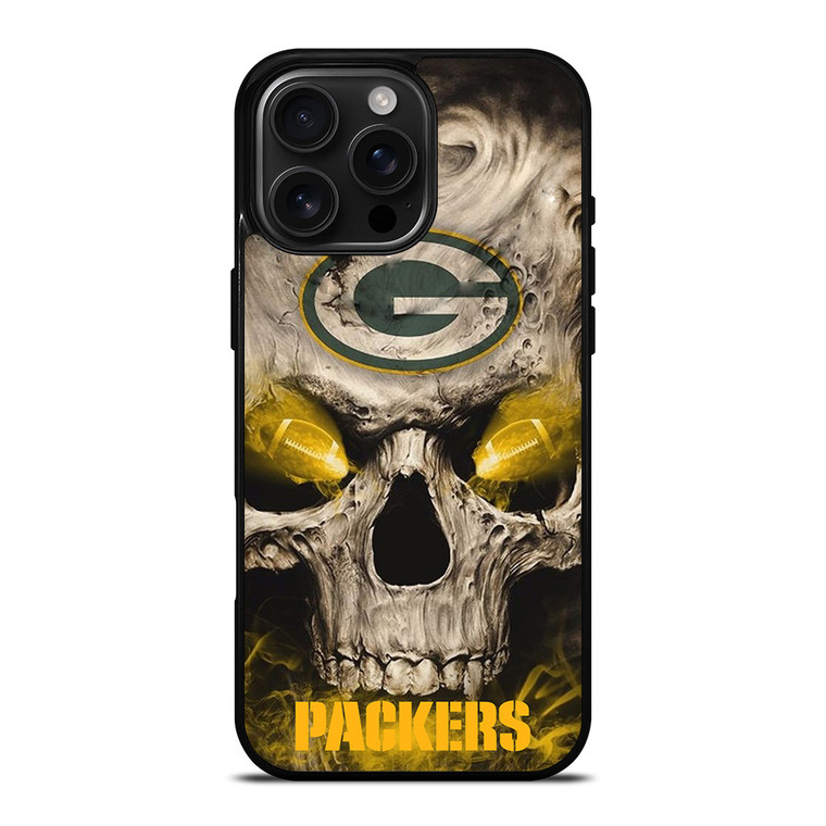 GREEN BAY PACKERS SKULL LOGO iPhone 16 Pro Max Case