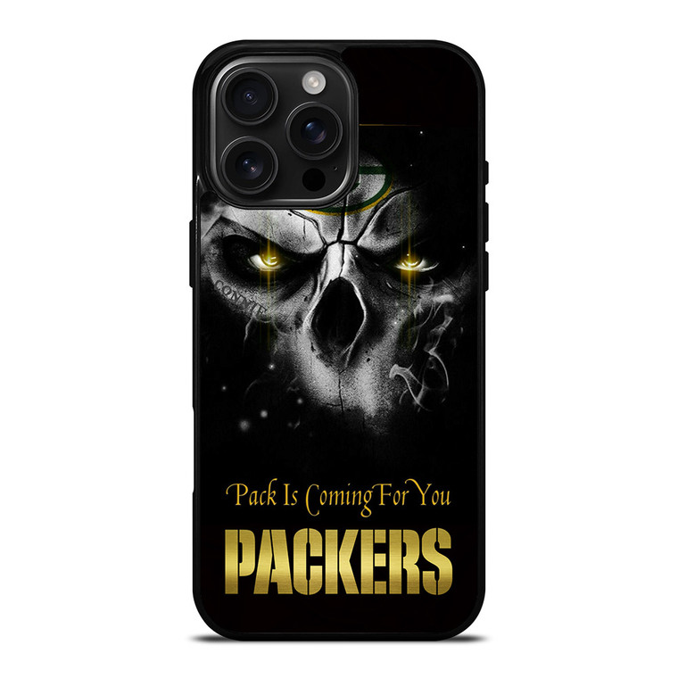 GREEN BAY PACKERS SKULL iPhone 16 Pro Max Case