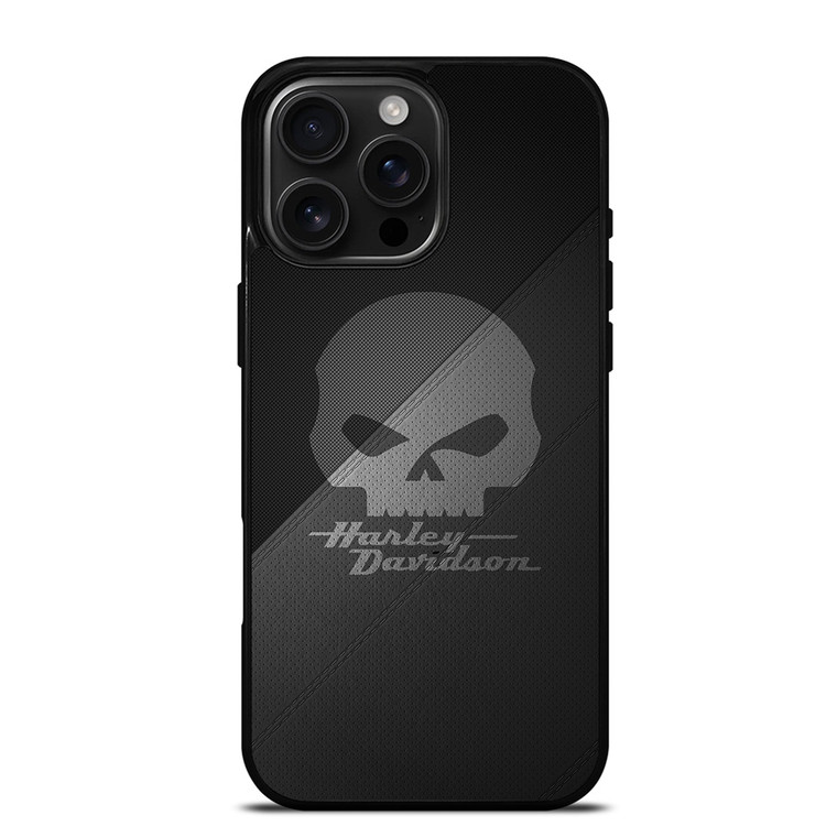 HARLEY DAVIDSON LOGO SKULL 3 iPhone 16 Pro Max Case