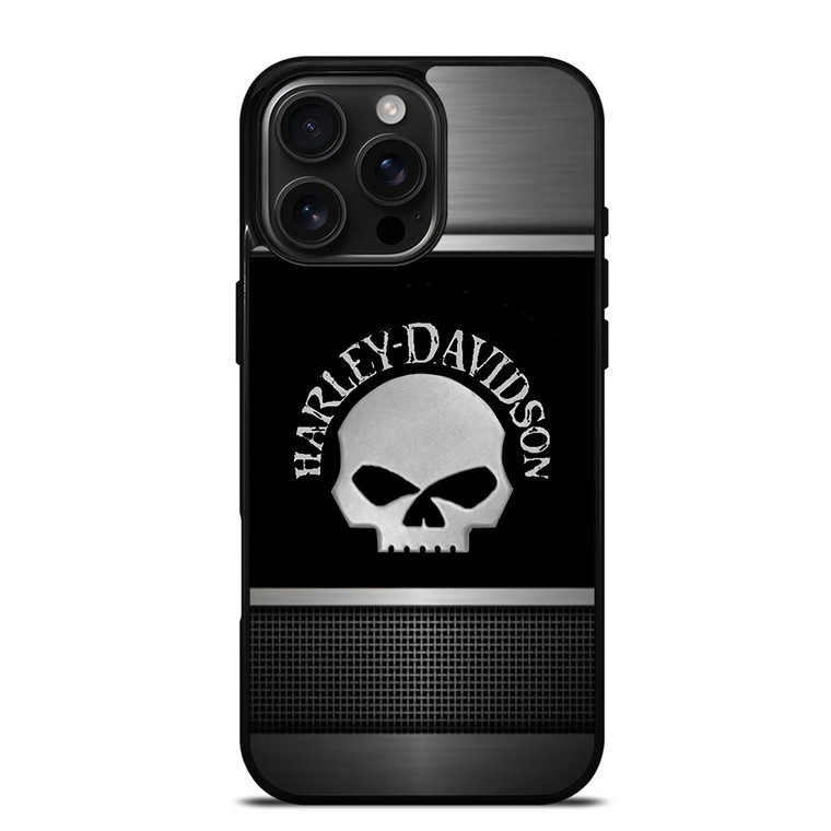 HARLEY DAVIDSON LOGO SKULL iPhone 16 Pro Max Case