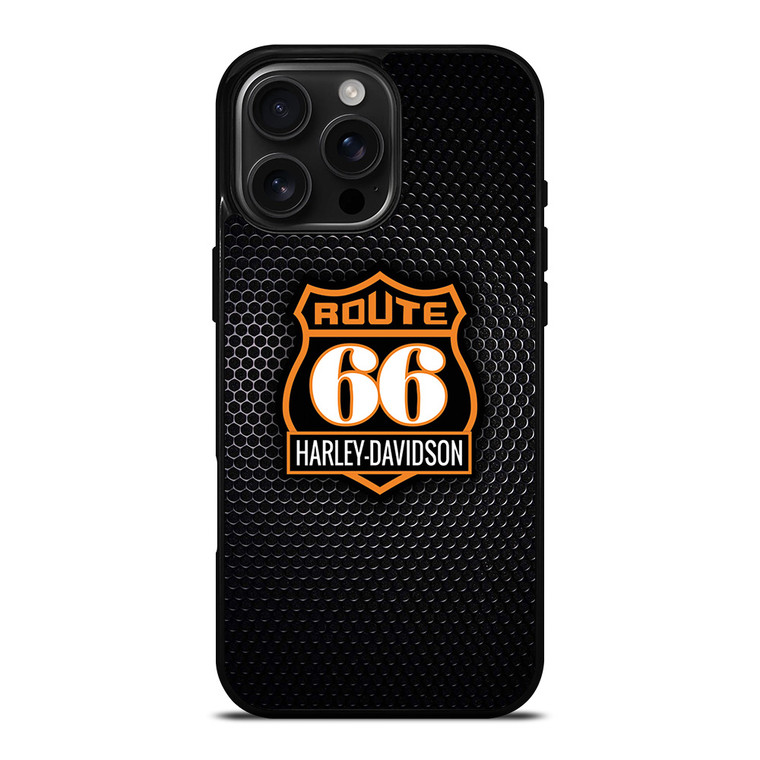 HARLEY DAVIDSON ROUTE 66 LOGO BADGE iPhone 16 Pro Max Case