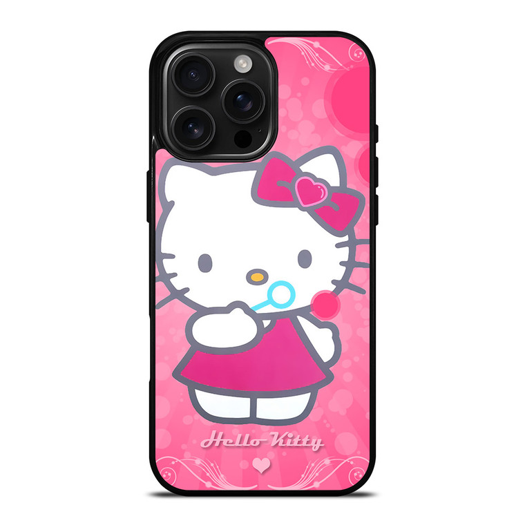 HELLO KITTY CUTE PINK iPhone 16 Pro Max Case