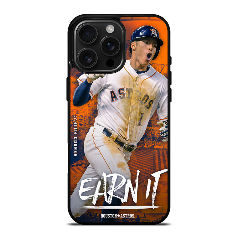 HOUSTON ASTROS CARLOS CORREA iPhone 16 Pro Max Case