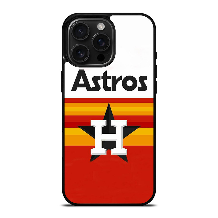 HOUSTON ASTROS MLB ICON iPhone 16 Pro Max Case