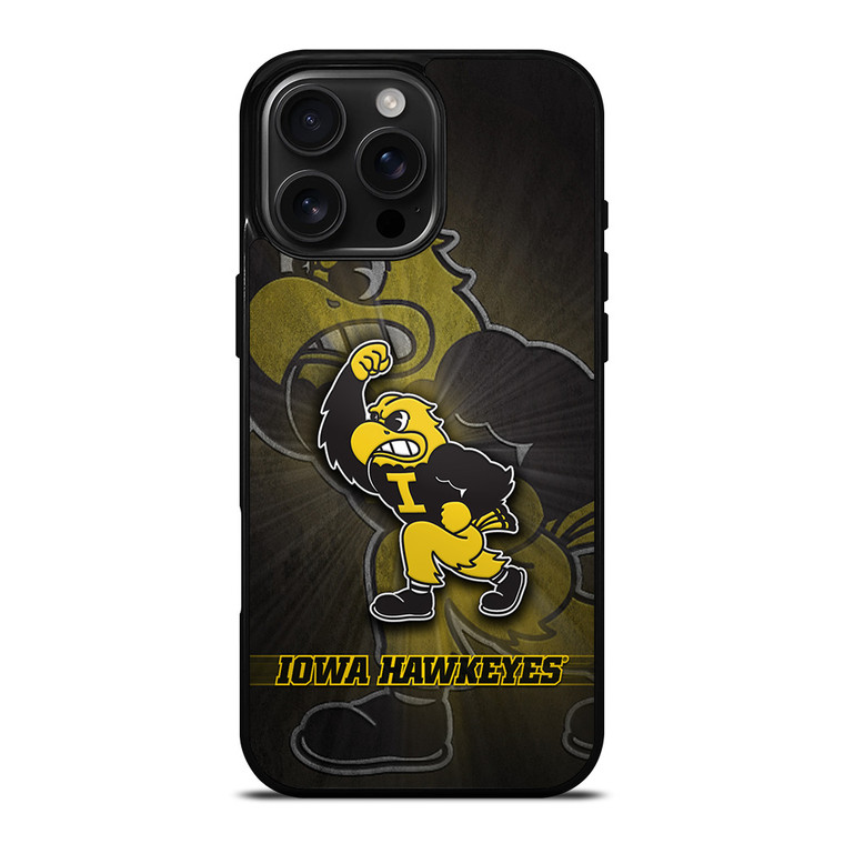 IOWA HAWKEYES FOOT BALL iPhone 16 Pro Max Case