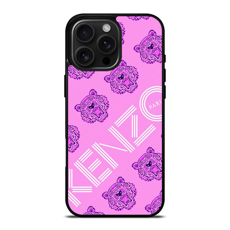 KENZO PARIS VIOLET LOGO iPhone 16 Pro Max Case