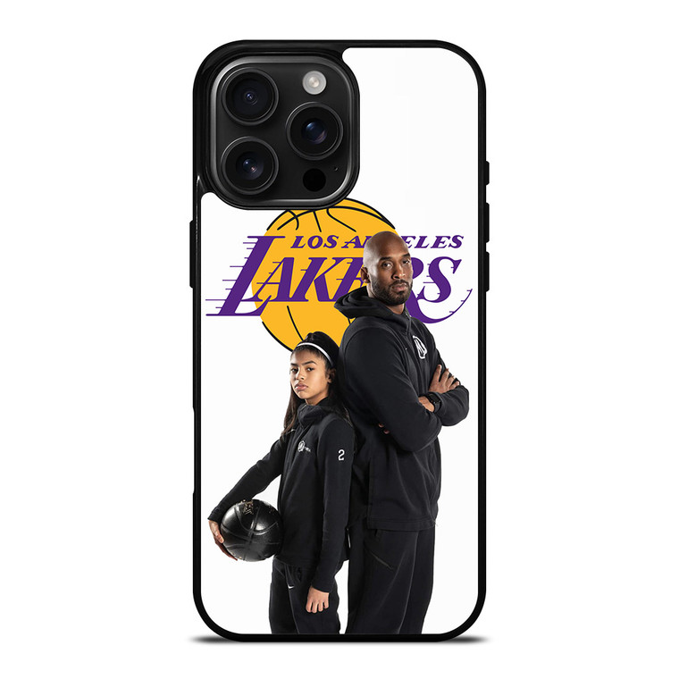 KOBE AND GIGI BRANT LA LAKERS iPhone 16 Pro Max Case