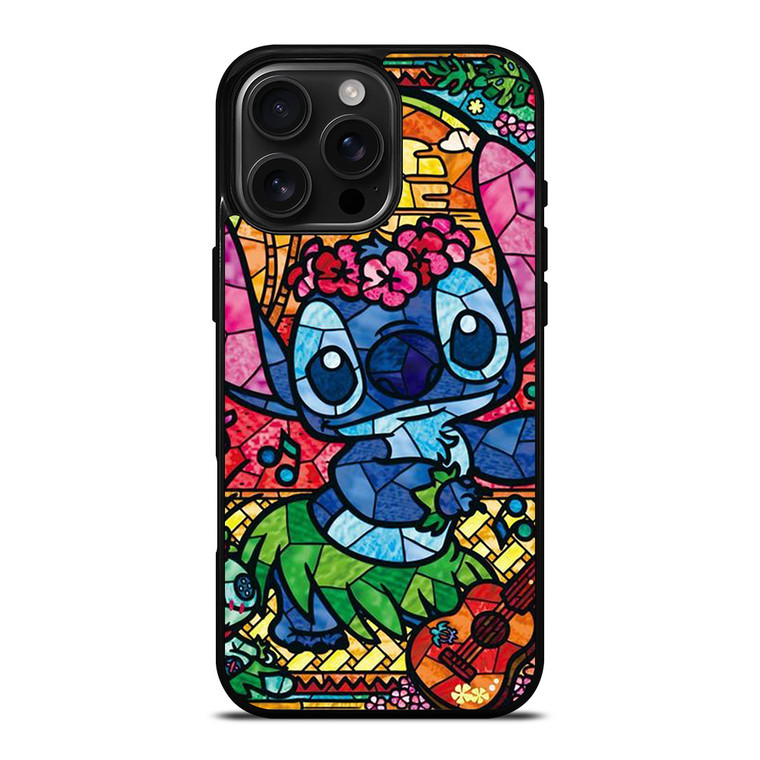 LILO & STITCH STAINED GLASS iPhone 16 Pro Max Case