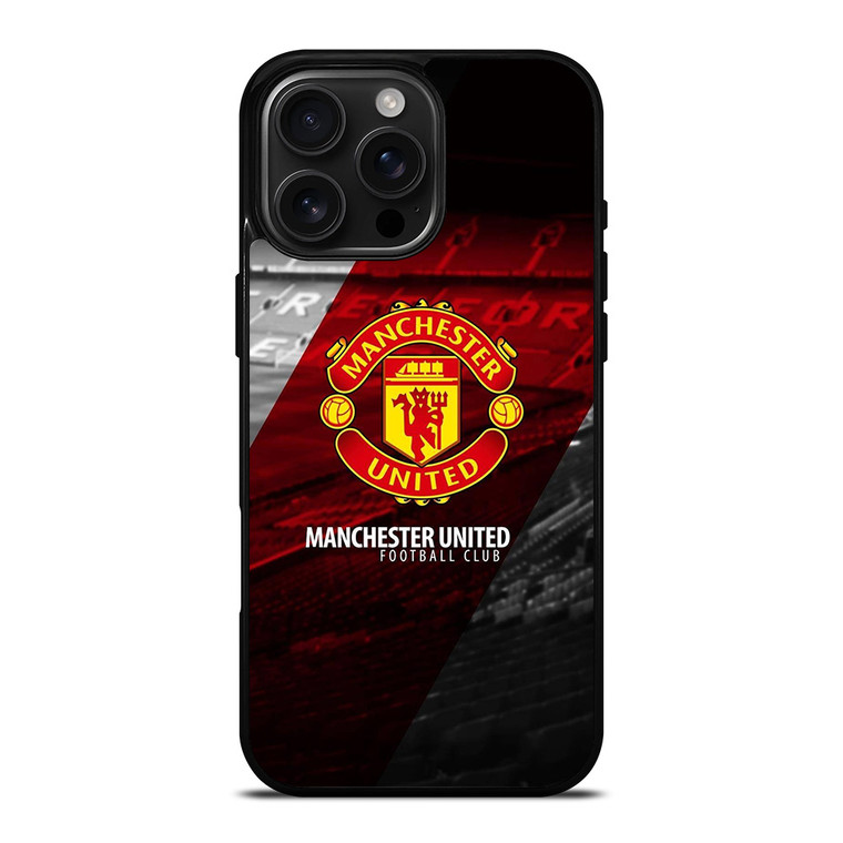 MANCHESTER UNITED FC LOGO iPhone 16 Pro Max Case