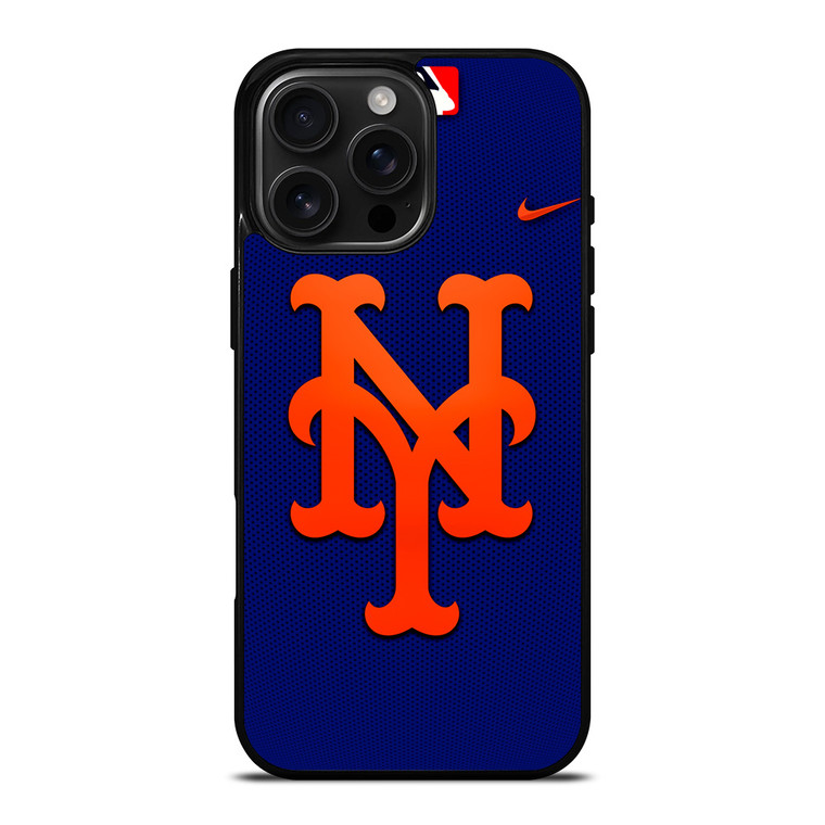 NEW YORK METS MLB LOGO CLUB iPhone 16 Pro Max Case