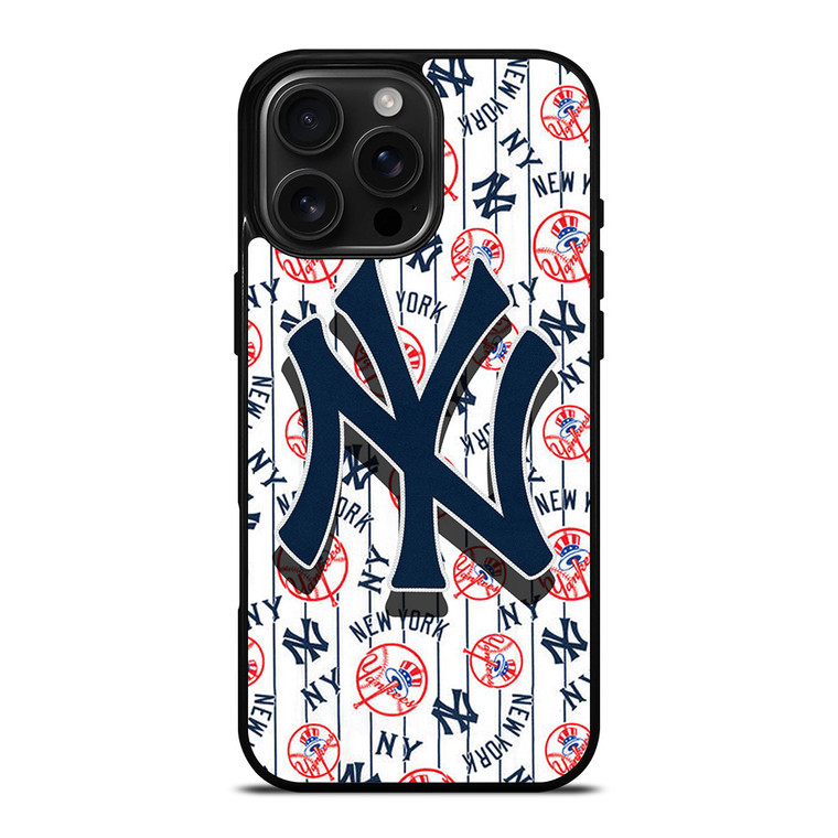 NEW YORK YANKEES TEAM BASEBALL LOGO iPhone 16 Pro Max Case