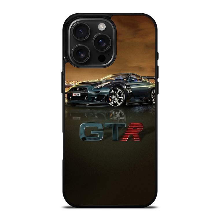 NISSAN GTR R35 SILVER GLOWING iPhone 16 Pro Max Case