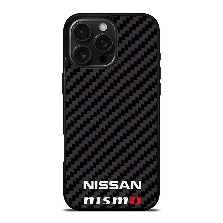 NISSAN NISMO JDM STYLE CARBON FIBER iPhone 16 Pro Max Case