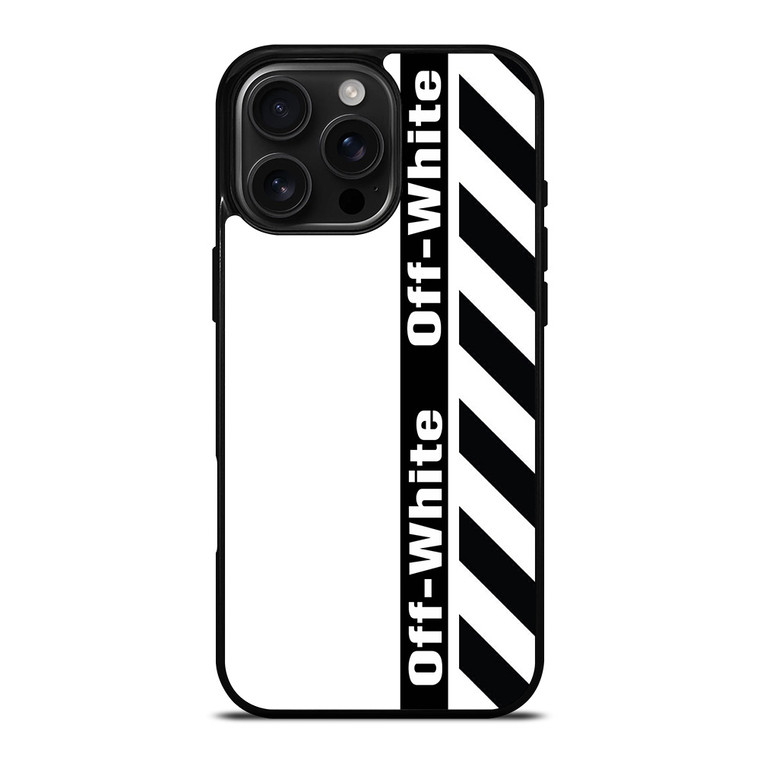 OFF WHITE LOGO VERTICAL iPhone 16 Pro Max Case