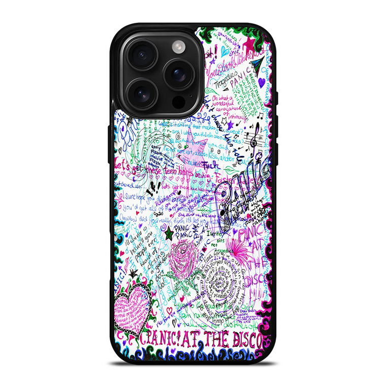 PANIC AT THE DISCO BY SAMARA BLACK iPhone 16 Pro Max Case PANIC AT THE DISCO BY SAMARA BLACK iPhone 16 Pro Max Case