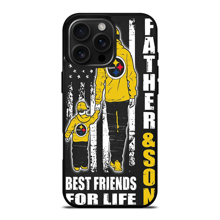 PITTSBURGH STEELERS FATHER AND SON iPhone 16 Pro Max Case
