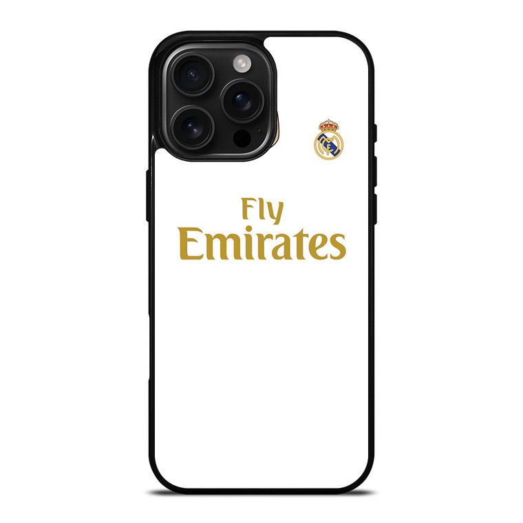 REAL MADRID HOME JERSEY iPhone 16 Pro Max Case REAL MADRID HOME JERSEY iPhone 16 Pro Max Case