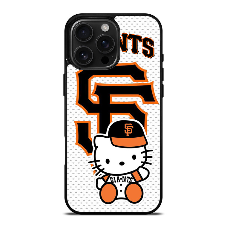 SAN FRANCISCO GIANTS MLB HELLO KITTY iPhone 16 Pro Max Case