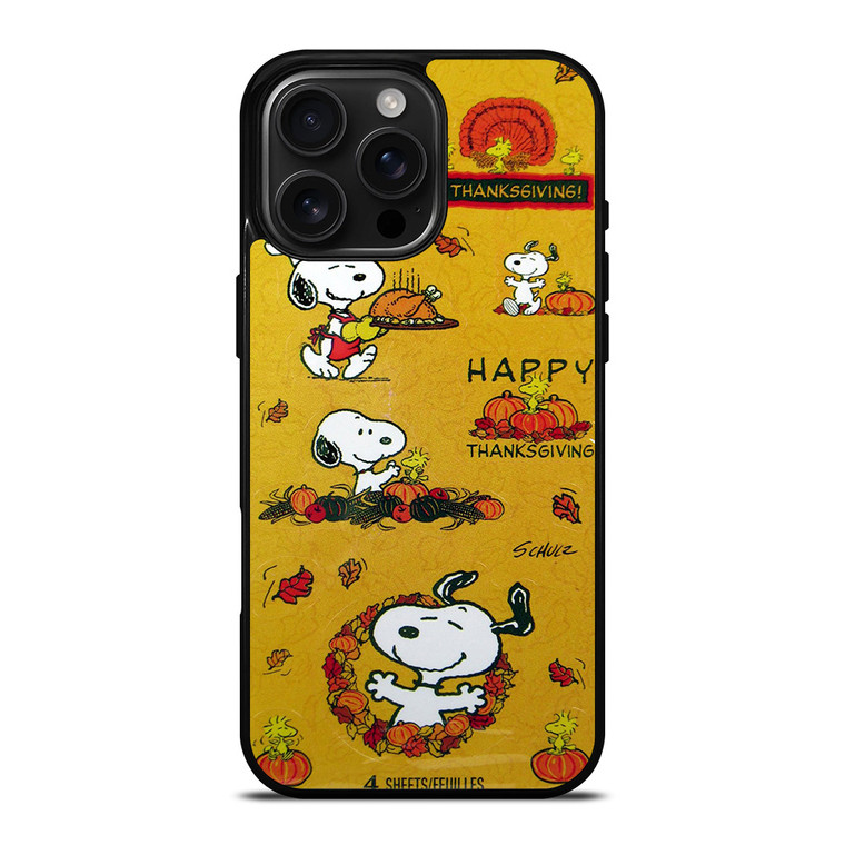 SNOOPY THE PEANUTS THANKSGIVING iPhone 16 Pro Max Case SNOOPY THE PEANUTS THANKSGIVING iPhone 16 Pro Max Case