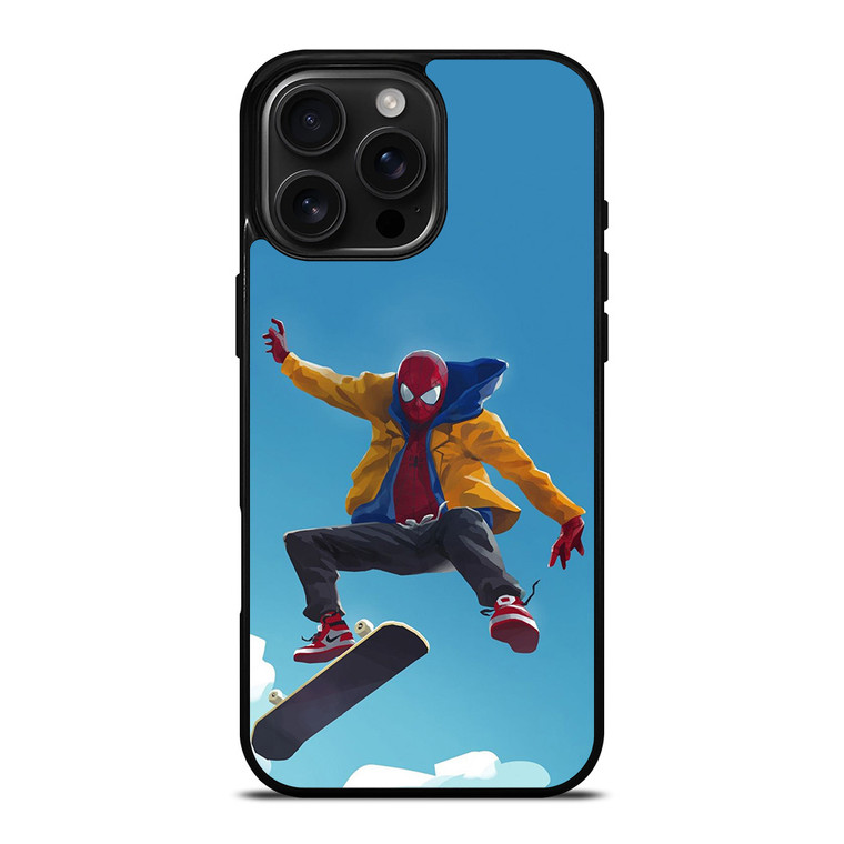 SPIDERMAN SKATE ON THE SKY iPhone 16 Pro Max Case SPIDERMAN SKATE ON THE SKY iPhone 16 Pro Max Case