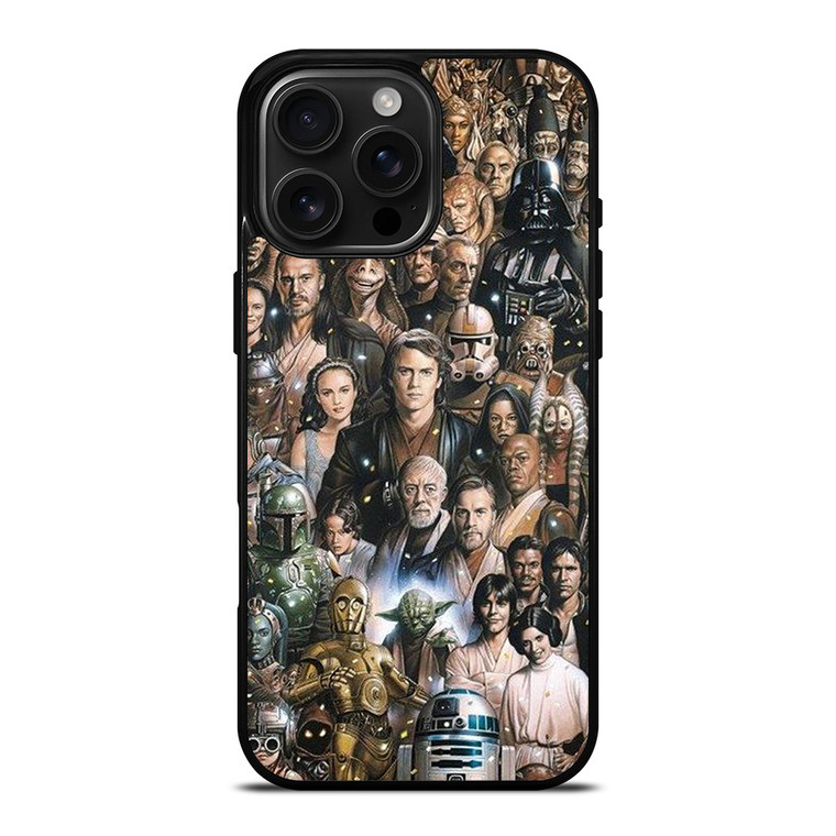 STAR WARS CHARACTERS ART iPhone 16 Pro Max Case